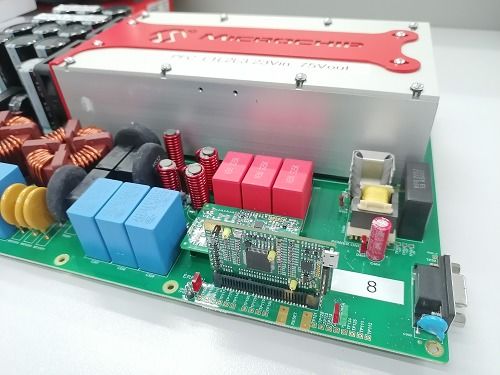基于microchip dspic33ch512mp506 高性能dsp开发的11kw三相图腾柱pfc电源方案